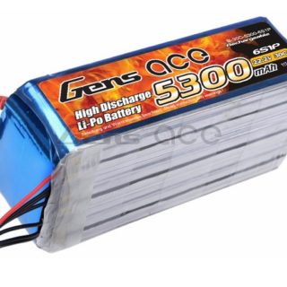 Gens ace 5300mAh 22.2V 30C 6S1P Lipo Battery Pack