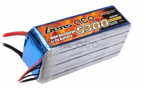 Gens ace 5300mAh 22.2V 30C 6S1P Lipo Battery Pack