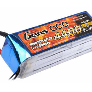 Gens ace 4400mAh 14.8V 35C 4S1P Lipo Battery Pack