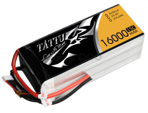 Tattu 16000mAh 22.2V 15/30C 6S1P Lipo Pack
