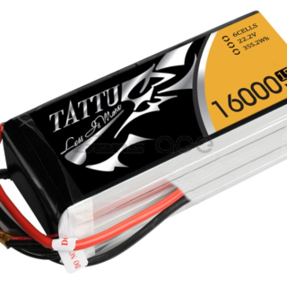 Tattu 16000mAh 22.2V 15/30C 6S1P Lipo Pack