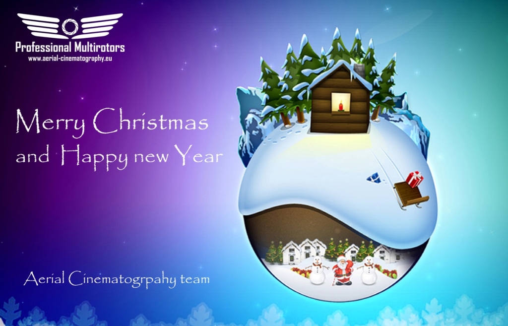 Aerial Cinematography christmas wishes card 2014