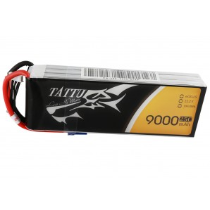 TATTU 9000mAh 22.2V 25C 6S1P Lipo Battery