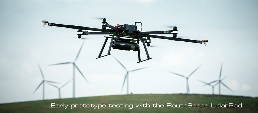 Lidar mapping multicopter