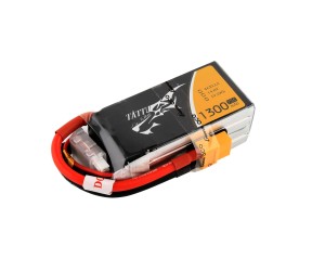 Tattu 1300mAh 14.8V 75C 4S1P Lipo Battery