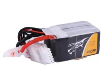 TATTU 450mAh 14.8V 75C 4S1P Lipo Battery Pack